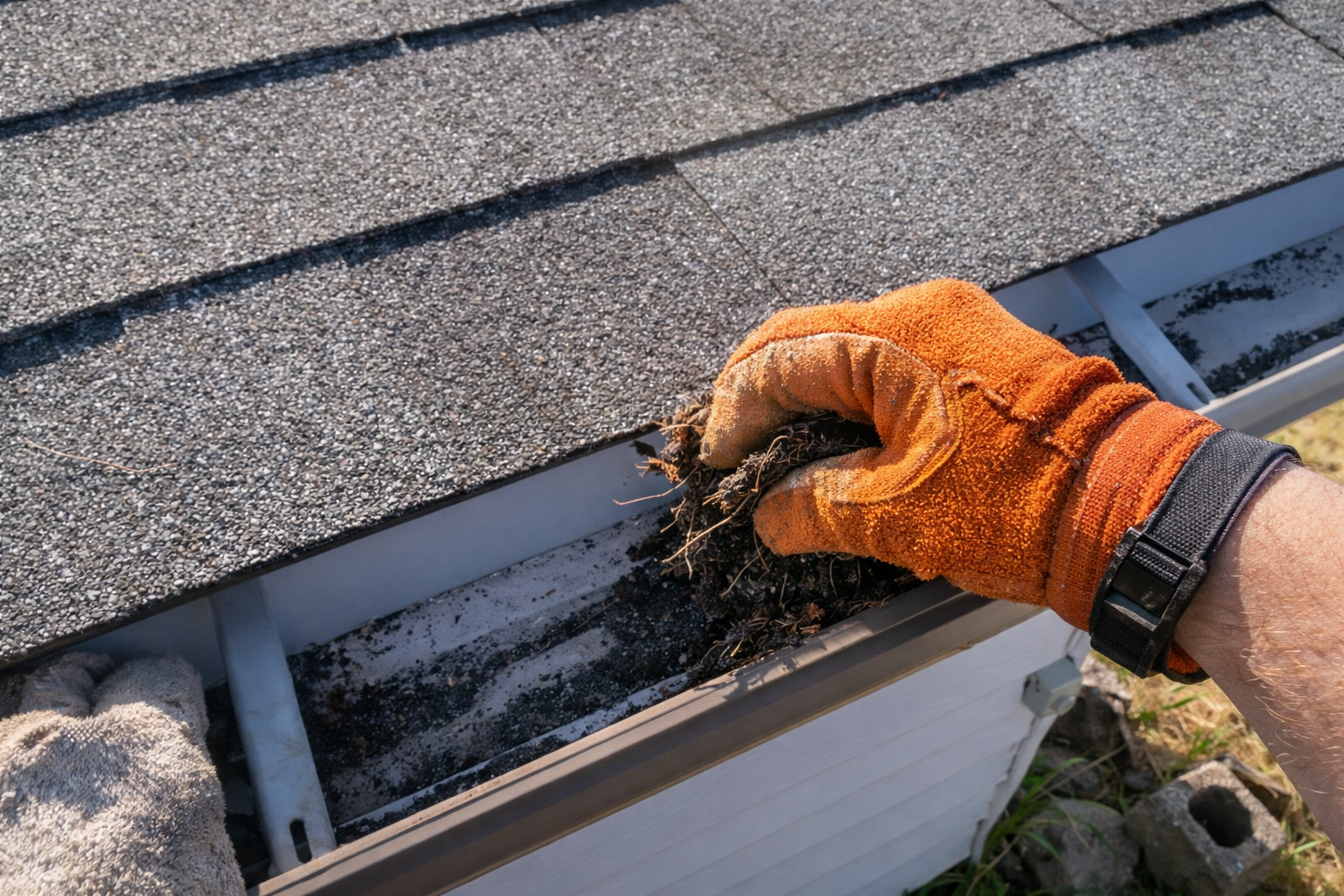 Residential gutter service in Etobicoke
