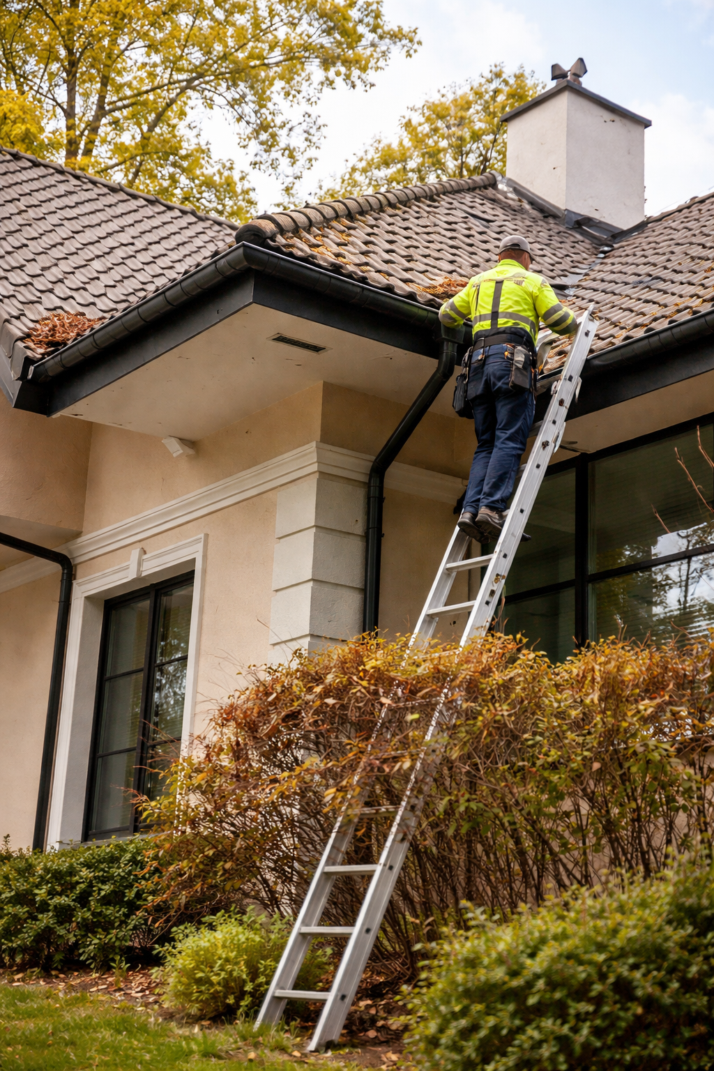 Overflow-prone gutters cleaned in North York